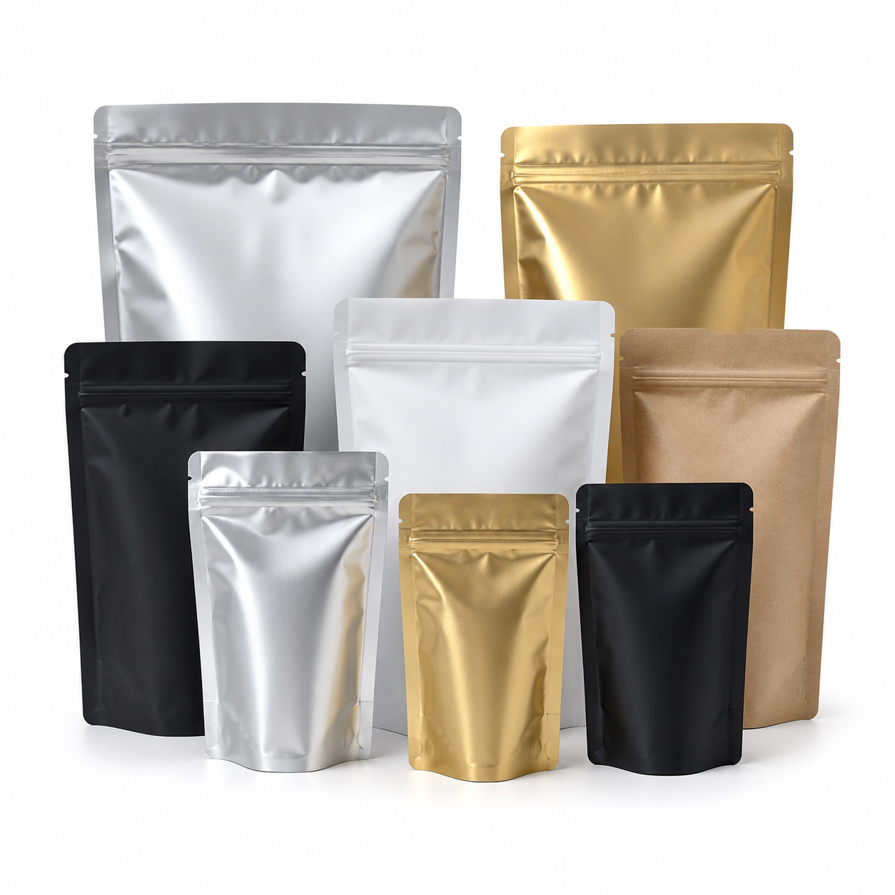 Imagem de amostra do produto Pouches Mylar Personalizados